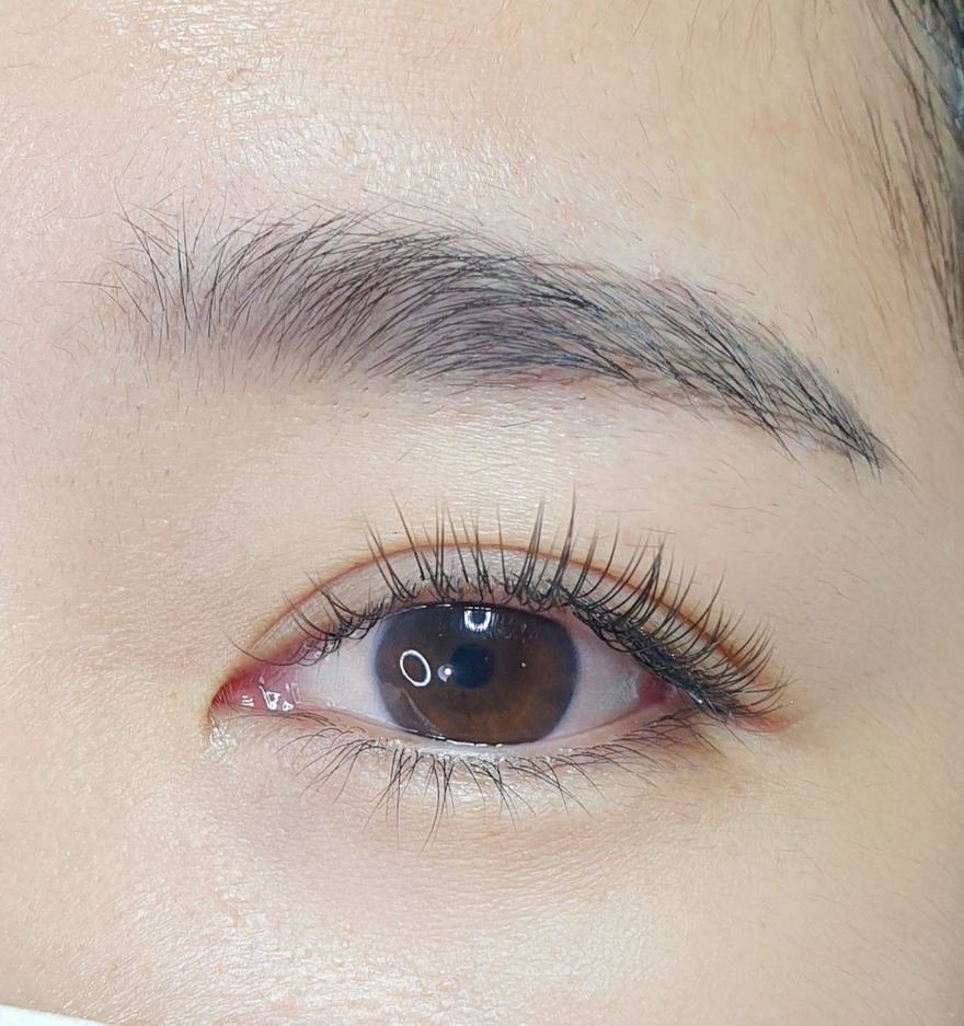 Classic lash extensions, client result 3 at Léora Lash Studio Bangkok